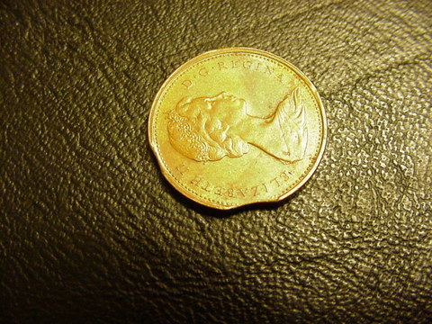 1976-1-Cent-Double-Clipped-Planchet