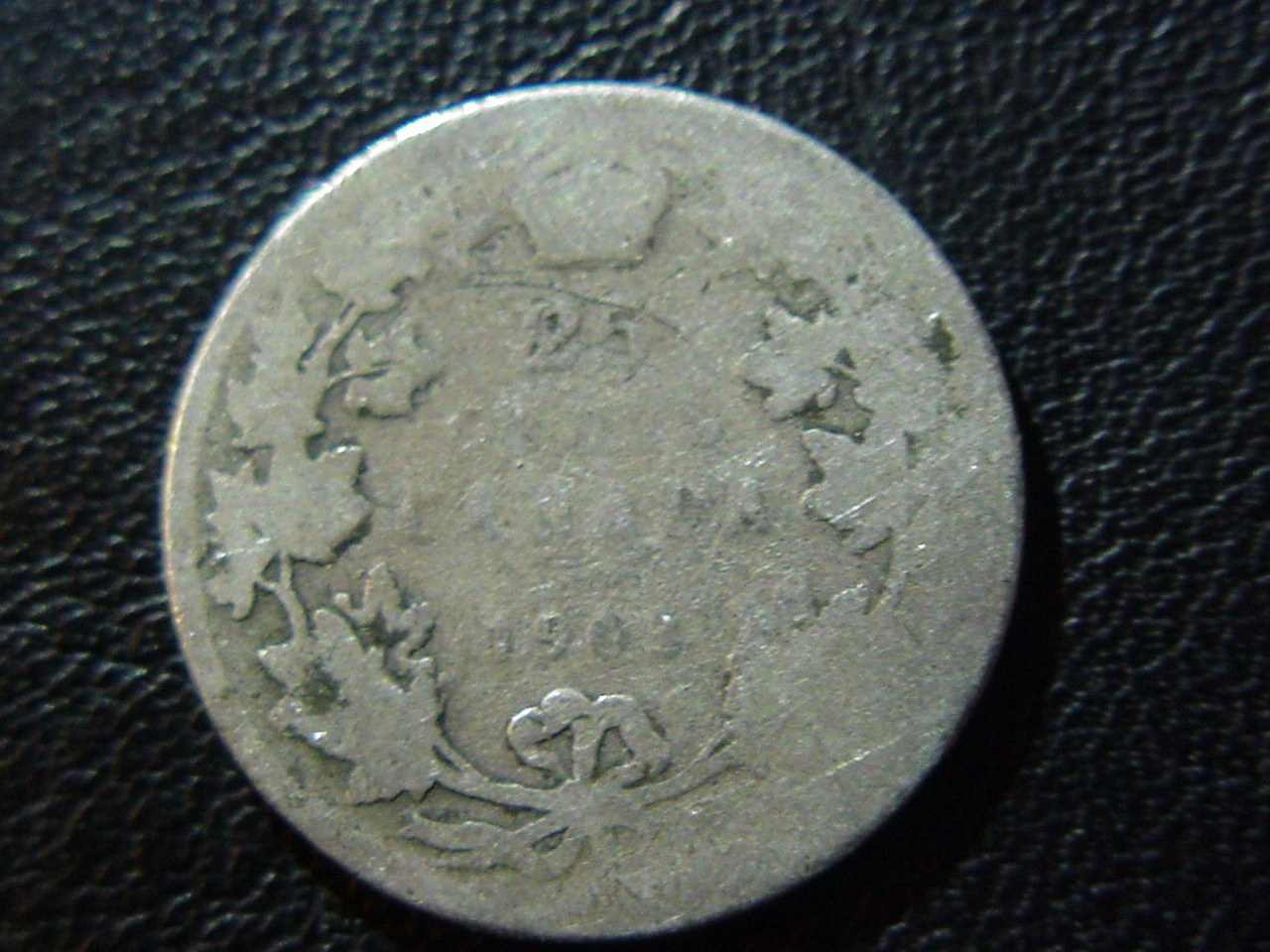1903-Canada-25-Cent-180-Die-Rotation
