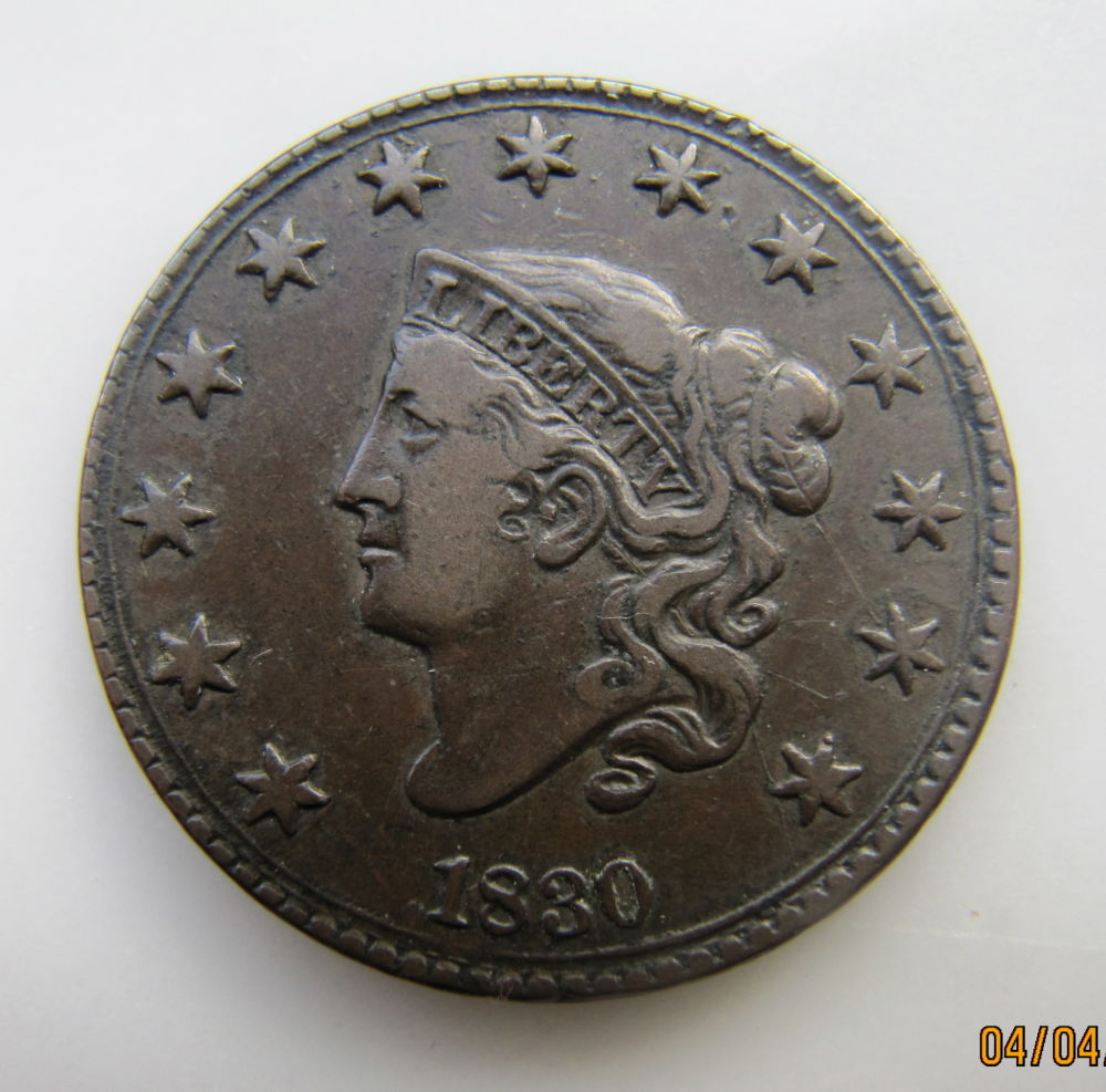 Two-Middle-Date-Large-Cents-For-Attribution-And-Grading