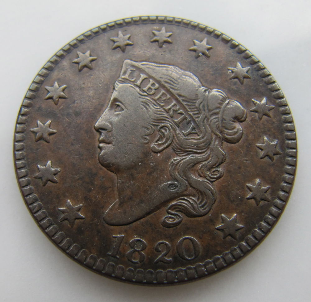 A-Few-Large-Cents-For-Grading---1812,-1820,-1833.