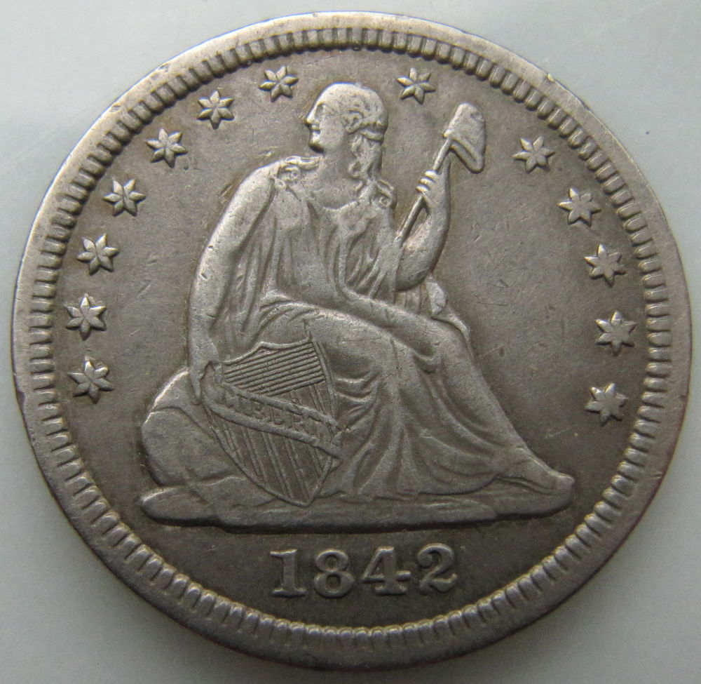 1842-O-Seated-Quarter--Large-Date