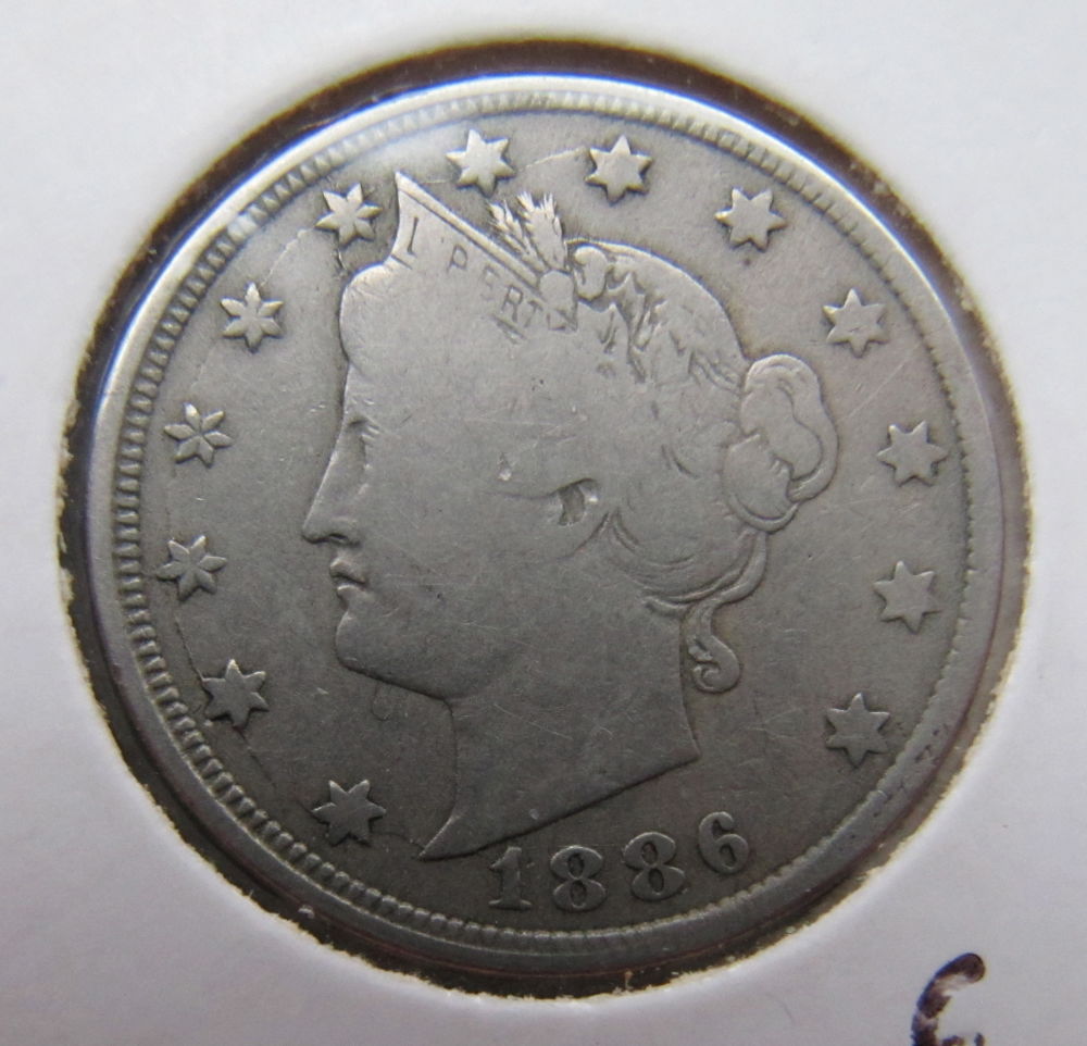 Low-Grade-1886-Nickel---Will-It-Make-VG10,-F12?
