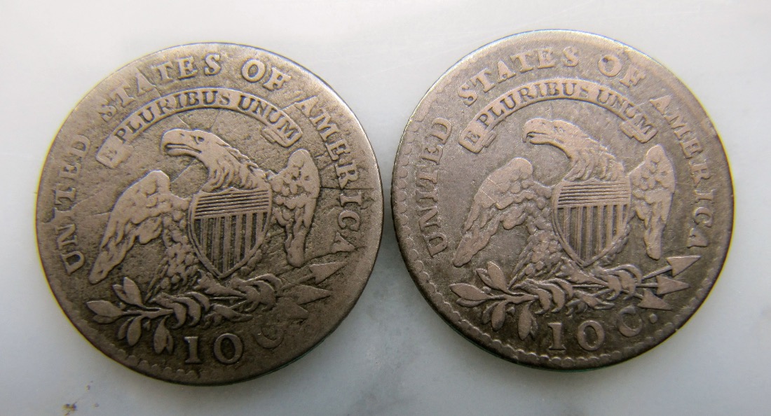 A-Few-Scarce-Capped-Bust-Dimes.