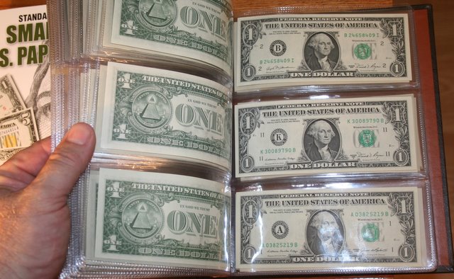 My-US-Currency-Small-Size-One-Dollar-Type-Set