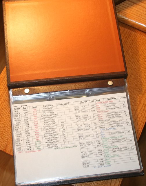 My-2nd-Currency-Album,-For-$2.00-And-Type-Small-Size-Bills