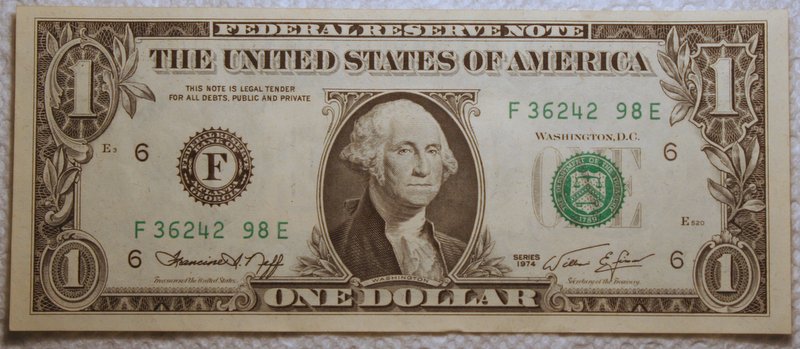 1974-$1.00-Under-Inking-Sequence-Ink-To-No-Ink