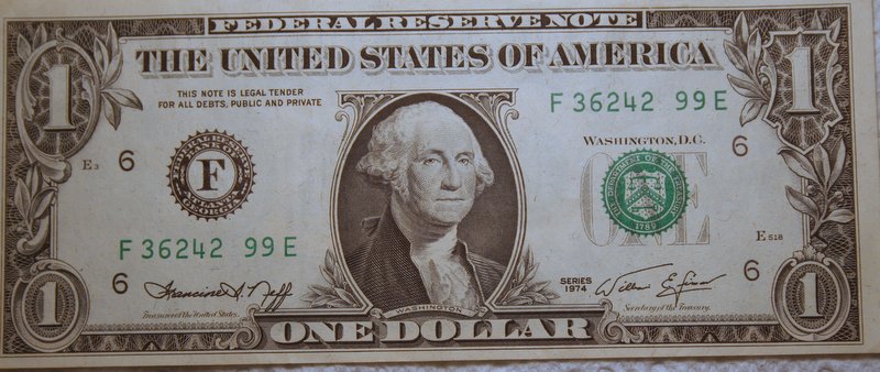 1974-$1.00-Under-Inking-Sequence-Ink-To-No-Ink