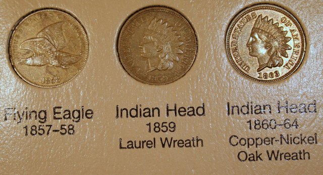 1858-Fe,-59-And-63-IHC-Plus-A-Interesting-Type-Album