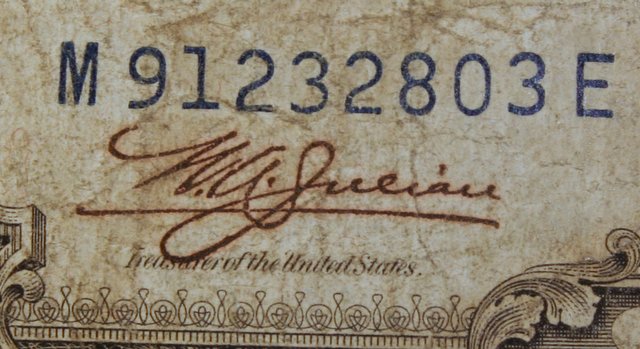 $1.00-1935c-Silver-Cert.-With-Strange-Ink?