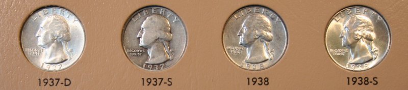 Dansco-Washington-Quarters-1932---1998-With-Proofs