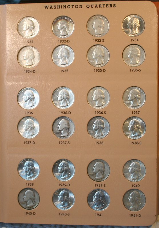 Dansco-Washington-Quarters-1932---1998-With-Proofs