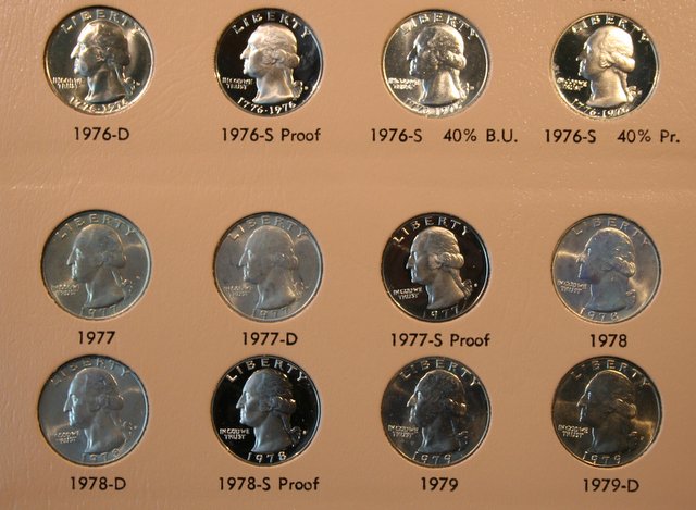 Dansco-Washington-Quarters-1932---1998-With-Proofs
