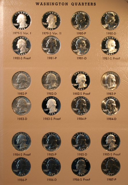 Dansco-Washington-Quarters-1932---1998-With-Proofs