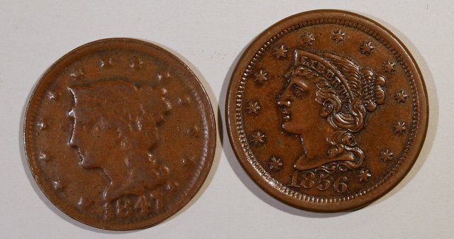 1847-Large-Cent-Interesting-But-Fake