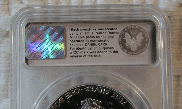 2009-DC-Daniel-Carr-Silver-Eagle-Proofed/Overstrike