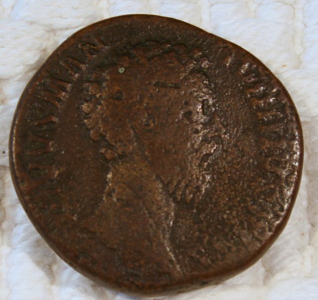 Ancient-Coin---Marcus-Aurelius-Sestartius
