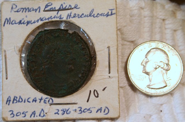 Roman-Coin---Maximianus-Herculius