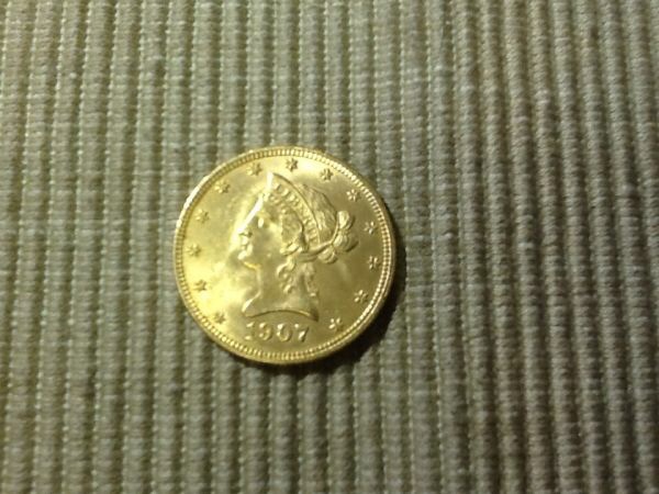 1907-$10.00-Gold-Liberty
