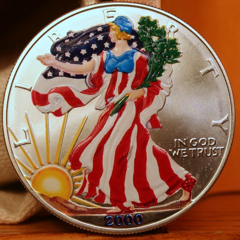 Colorized-American-Silver-Eagle-Find.