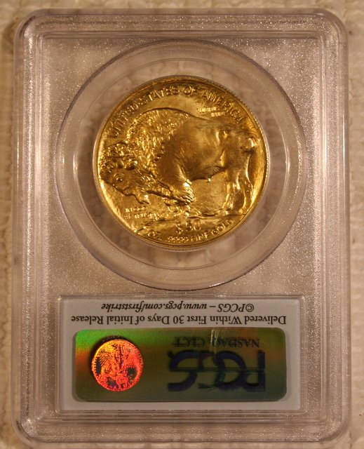 2009-$50-American-Bullalo-Pcgc-MS-70