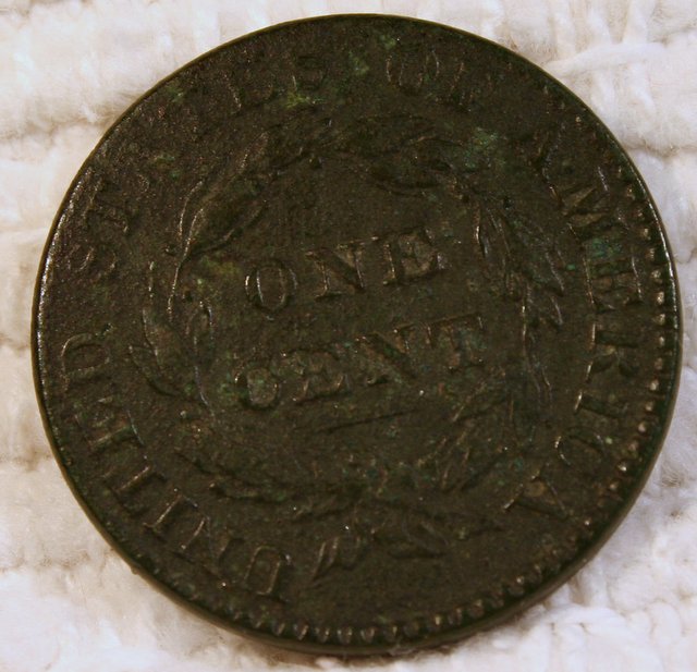 1822-Large-Cent-In-Bad-Shape