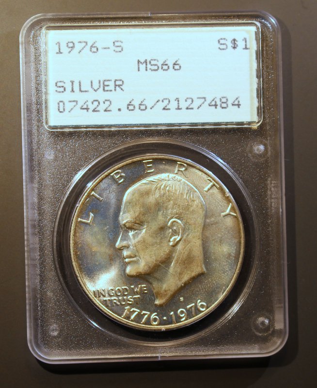 PCGS-Old-Green-Holder-Ike-Dollars