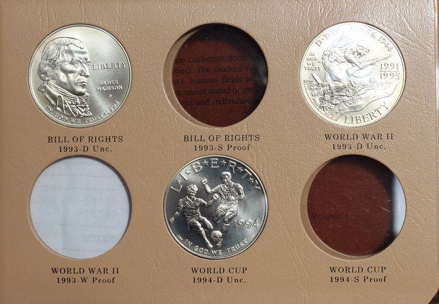 Commemorative-Dollars-1983---1994-Dansco-Vol-One