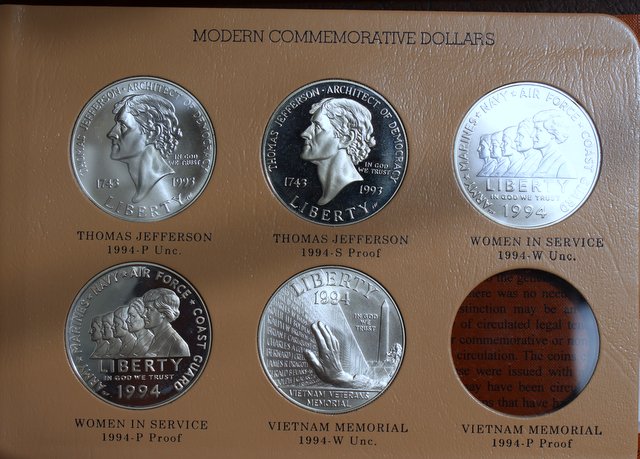 Commemorative-Dollars-1983---1994-Dansco-Vol-One