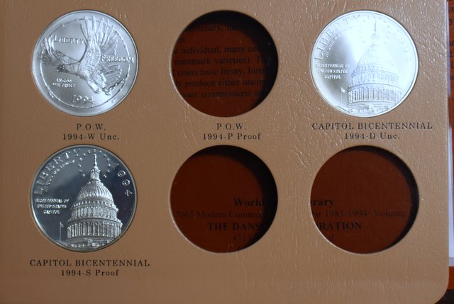 Commemorative-Dollars-1983---1994-Dansco-Vol-One