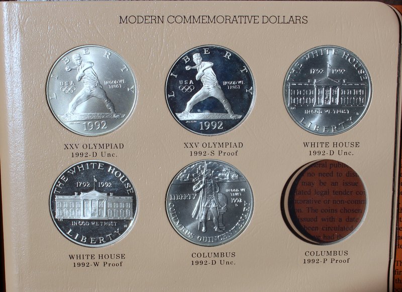 Commemorative-Dollars-1983---1994-Dansco-Vol-One
