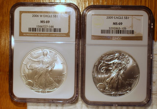 American-Silver-Eagles-NGC-Slabs