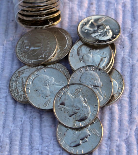 1961-D-Roll-Of-Washington-Quarters