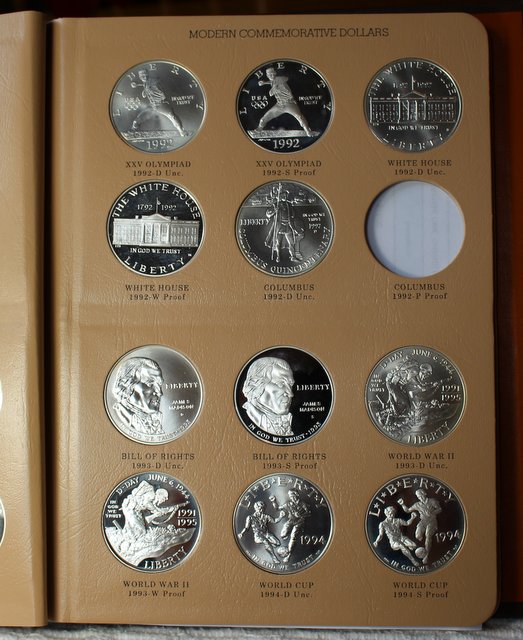 Modern-Commemorative-Dollars-Dansco-7065-1-Update-3/1/2016