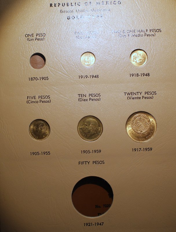 1959-20-Peso-Mexican-Gold-For-Dansco-Type-Set