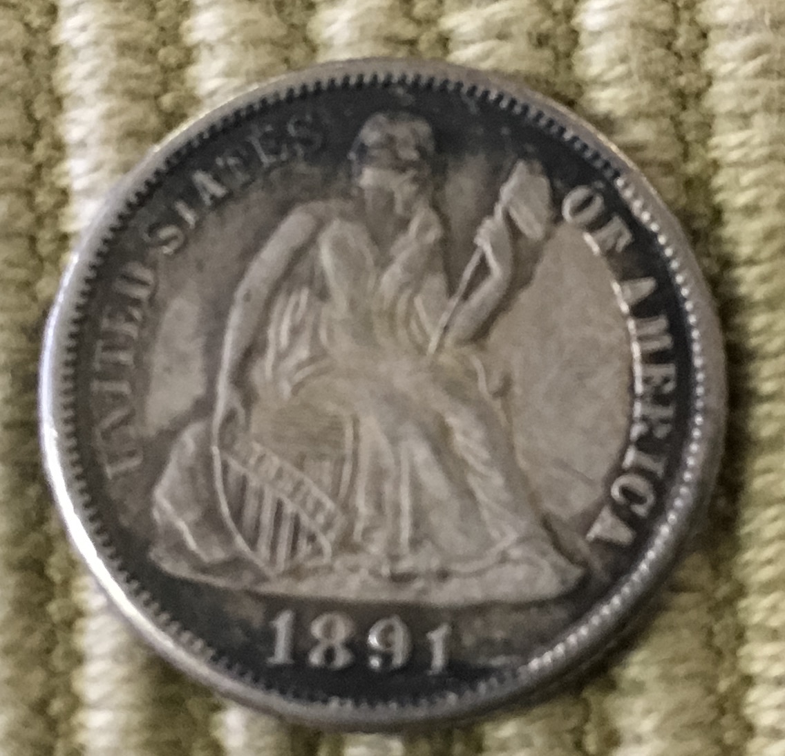 1891-Seated-Liberty-Dime-Token