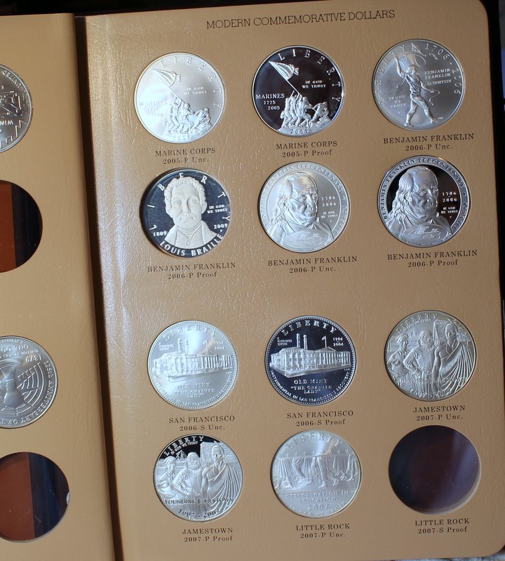 1998-S-Black-Patriot--And-2006-P-Franklin-Comm-Dollar
