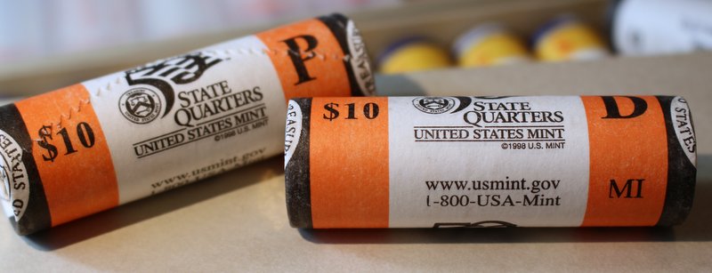 Different-Types-Of-Rolls,-Customer,-Fed-And-Mint