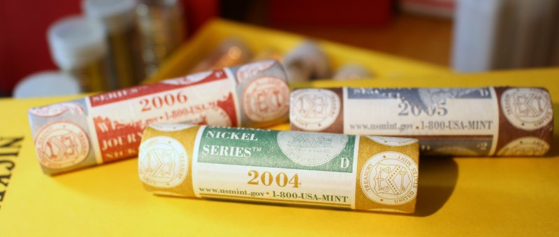 Different-Types-Of-Rolls,-Customer,-Fed-And-Mint