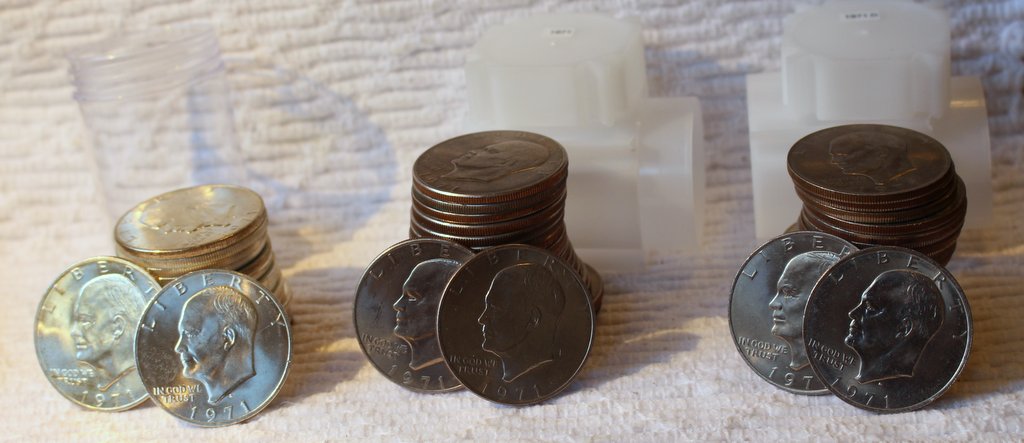The-7-Days-Of-Ike-Eisenhower-Dollars-II--Plus-Three-Days-Of-Other-Ike-Dollars!