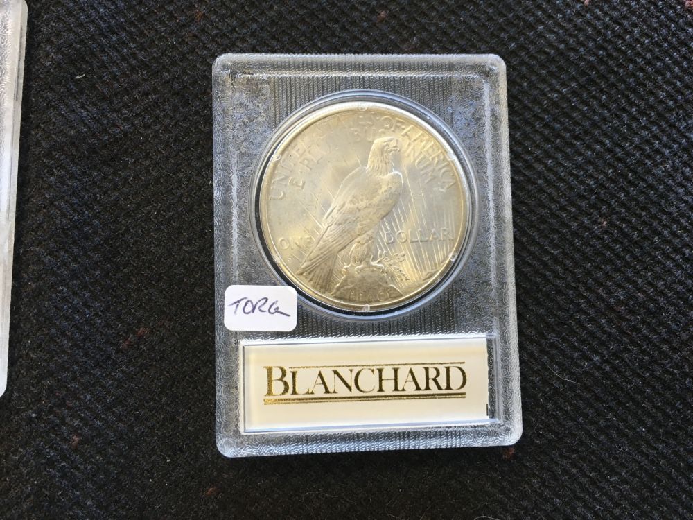 Redfield-Peace-Dollars-In-Blanchard-Slab
