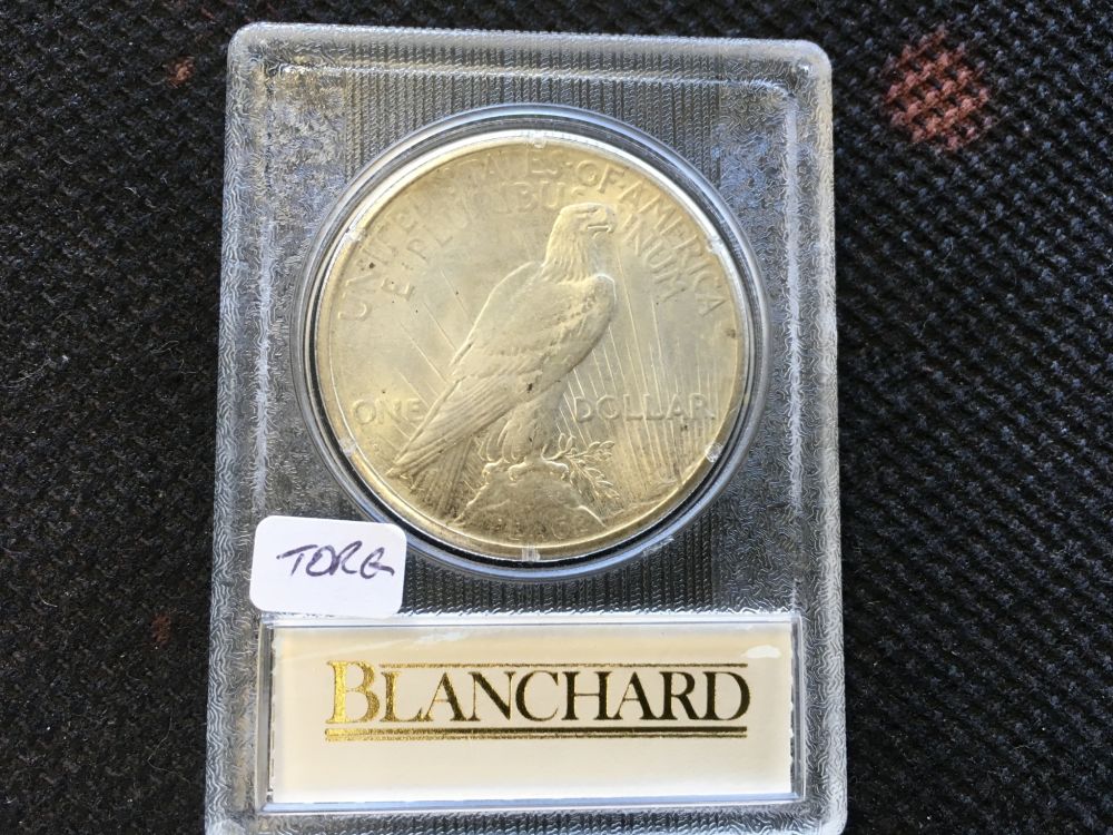 Redfield-Peace-Dollars-In-Blanchard-Slab