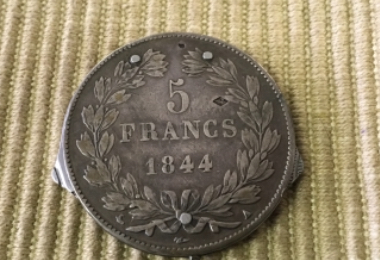 Unusual-1844-French-5-Francs