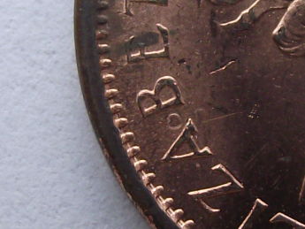 1961-Penny---Die-Crack-Through-Date-And-