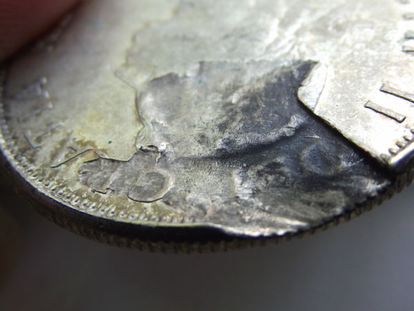 1961-50-Cents---Planchet-Flaw?