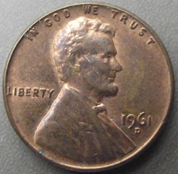 1961-And-1964-D-Cents---Lines-From-Lincoln's-Head?