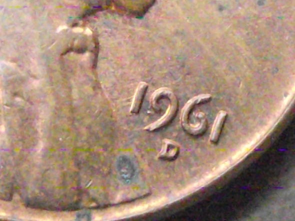 1961-And-1964-D-Cents---Lines-From-Lincoln's-Head?