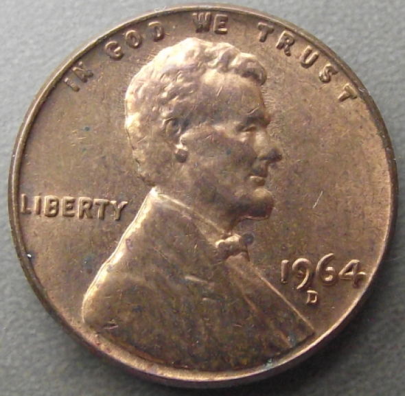 1961-And-1964-D-Cents---Lines-From-Lincoln's-Head?