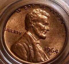 1964-D-Lincoln-Cent-,-High-Grade