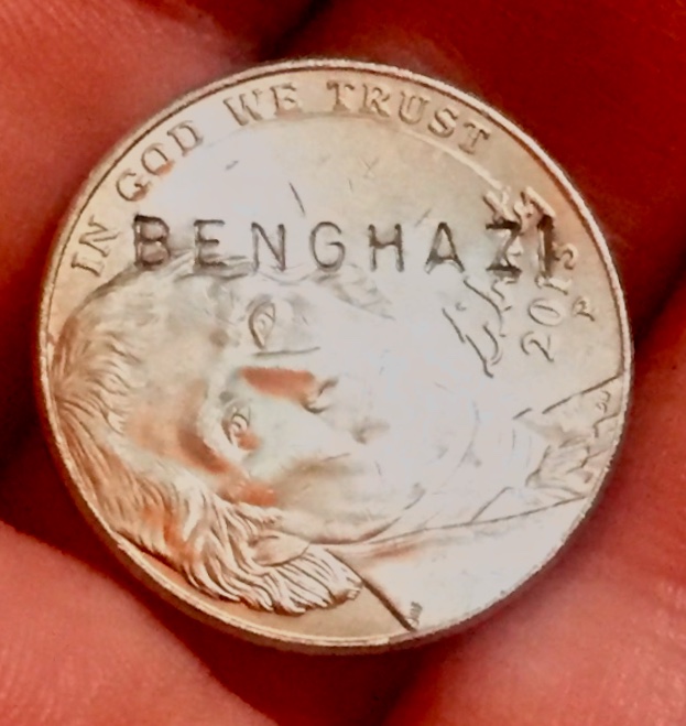 2013-P-Nickel-Counterstamped-With-“benghazi”-That-I-Found-At-Work