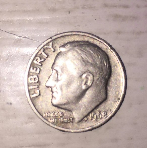 Roosevelt-One-Dime-1968-No-S-Coin